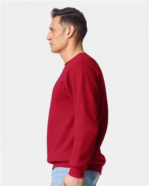 Gildan Unisex Hammer™ Maxweight Crewneck Sweatshirt - 19000 Cherry Red