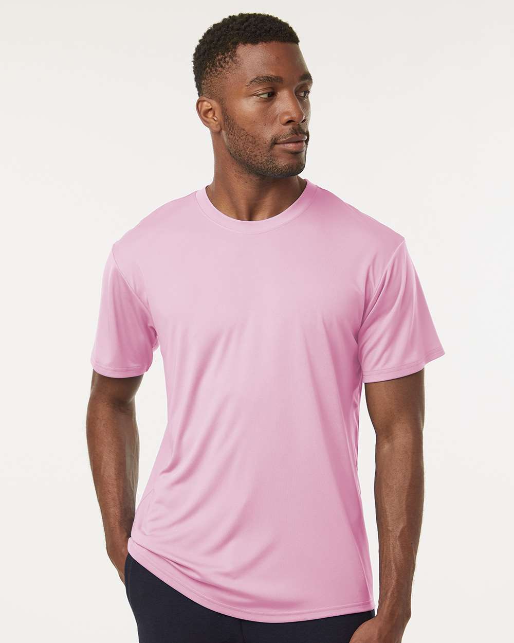 AllPro Men's Pro-Lock Performance T-Shirt - 48000 Light Pink