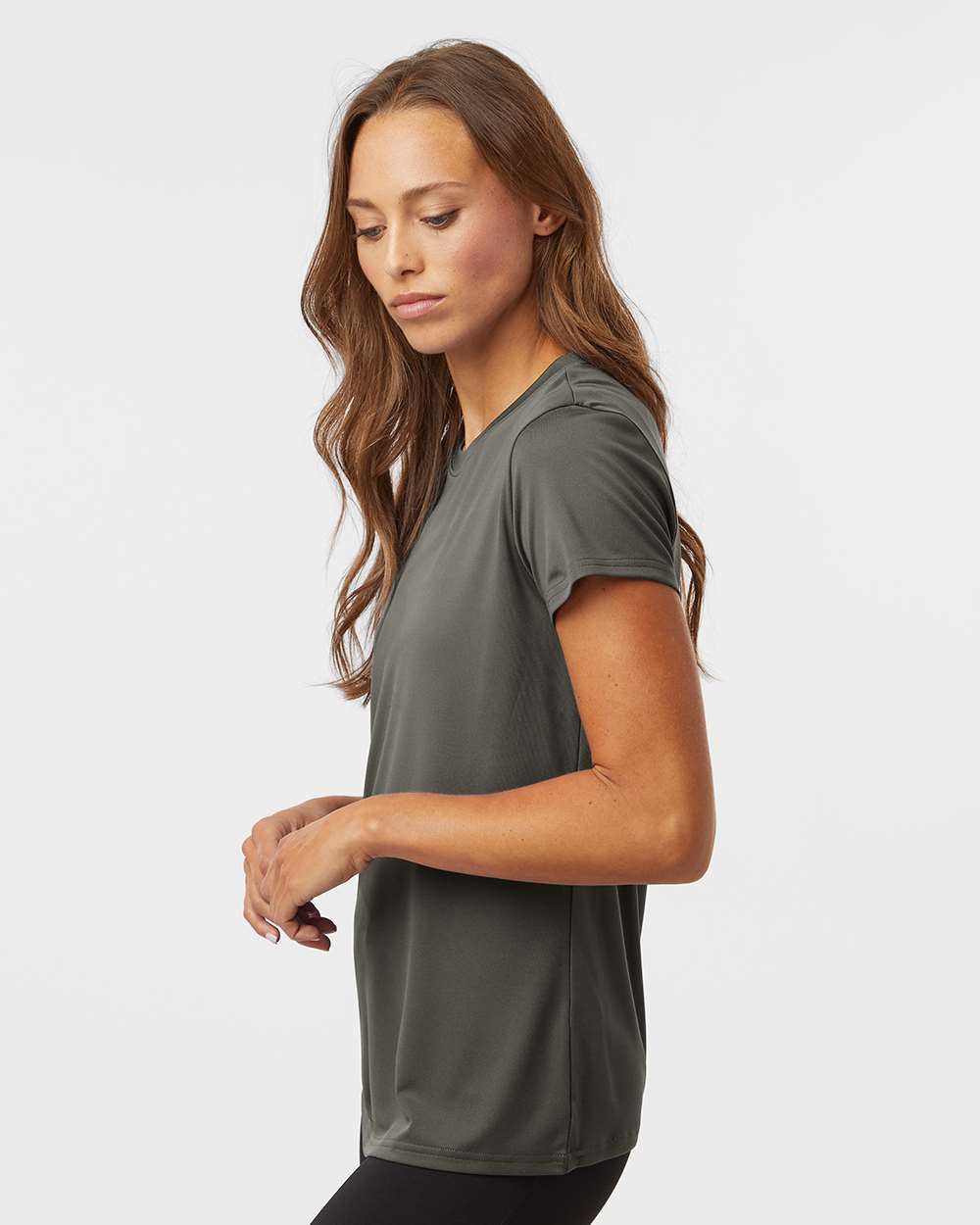 AllPro Women's Pro-Lock Performance T-Shirt - 48000L Charcoal