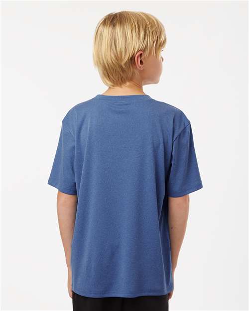 AllPro Youth Pro-Lock Performance T-Shirt - 48000Y Heather Royal