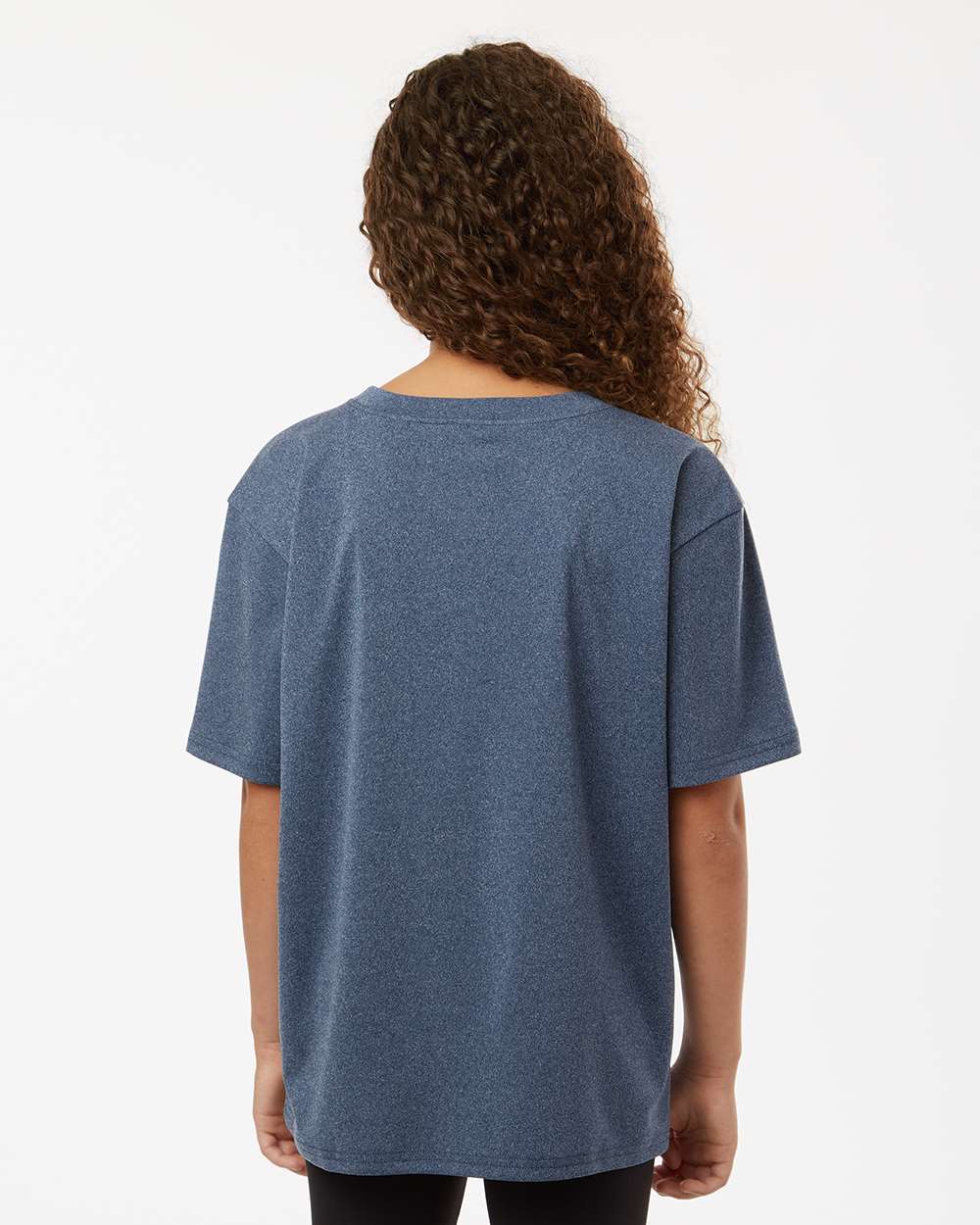 AllPro Youth Pro-Lock Performance T-Shirt - 48000Y Heather Navy