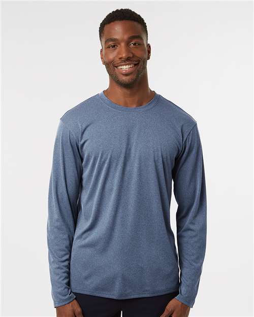 AllPro Unisex Pro-Lock Performance Long Sleeve T-Shirt - 48400 Heather Navy