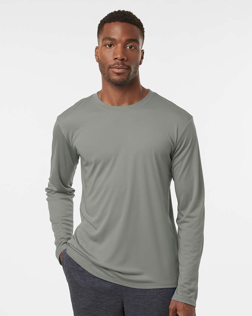 AllPro Unisex Pro-Lock Performance Long Sleeve T-Shirt - 48400 Greystone