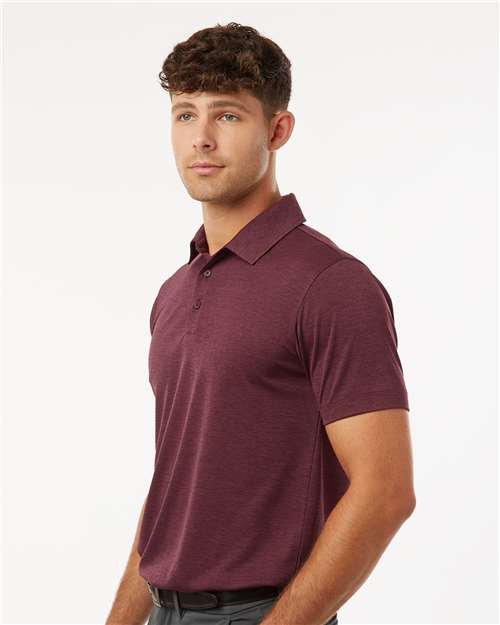 AllPro Men's Pro-Lock Performance Mélange Polo - 4HM00 Maroon Melange