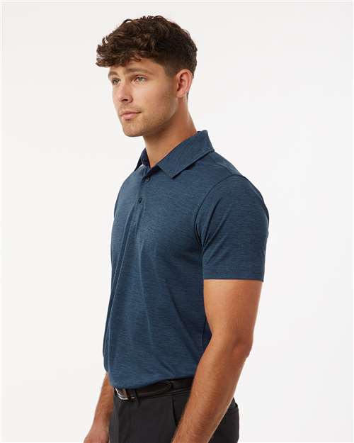 AllPro Men's Pro-Lock Performance Mélange Polo - 4HM00 Navy Melange