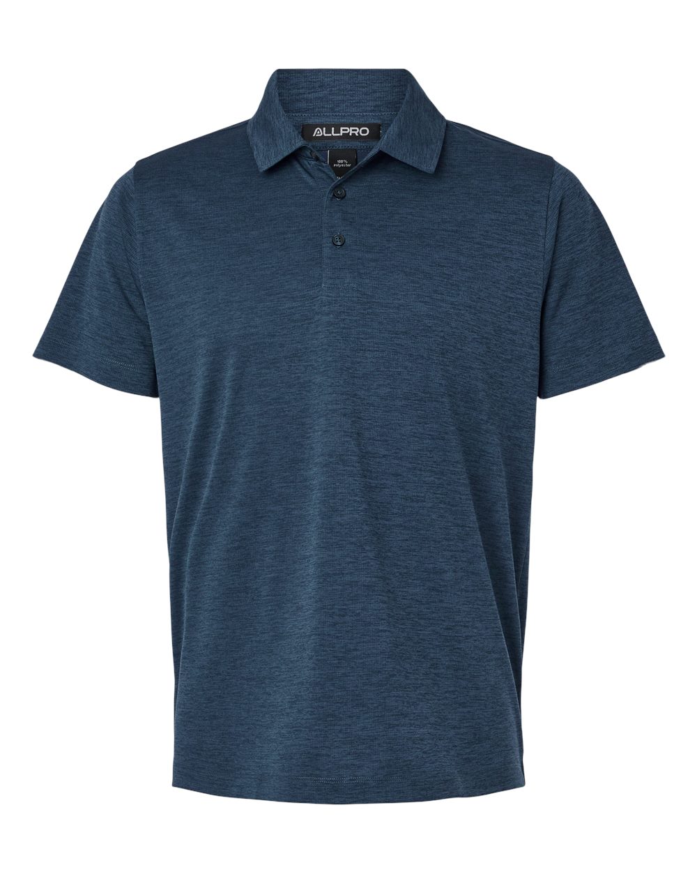AllPro Men's Pro-Lock Performance Mélange Polo - 4HM00 Navy Melange