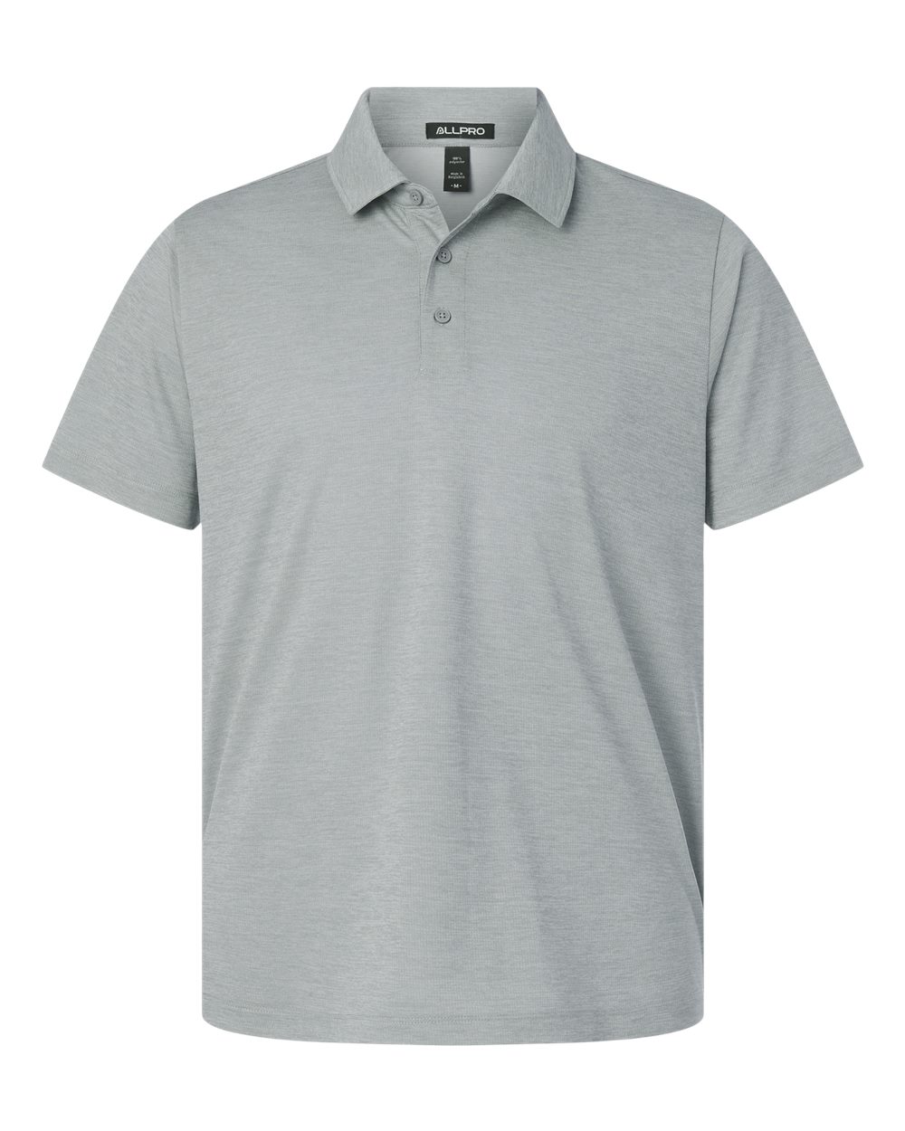 AllPro Men's Pro-Lock Performance Mélange Polo - 4HM00 Silver Melange