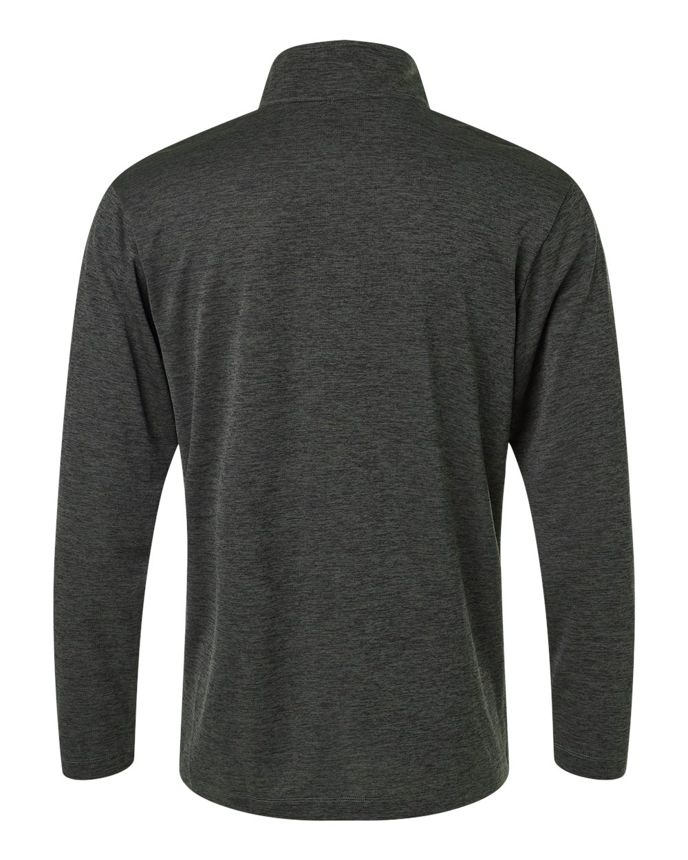AllPro Men's Pro-Lock Performance Mélange Quarter-Zip Pullover - 4HM700 Black Melange