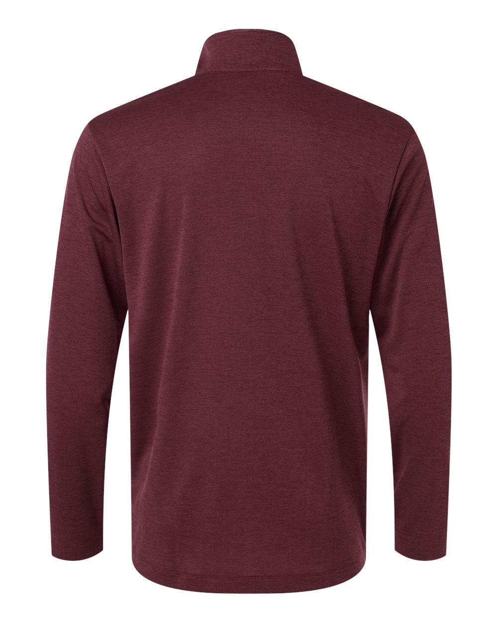 AllPro Men's Pro-Lock Performance Mélange Quarter-Zip Pullover - 4HM700 Maroon Melange