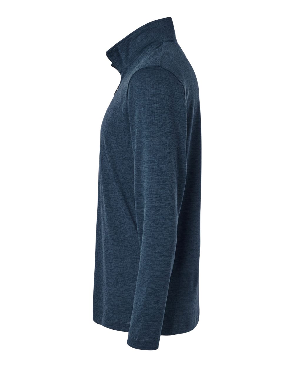 AllPro Men's Pro-Lock Performance Mélange Quarter-Zip Pullover - 4HM700 Navy Melange