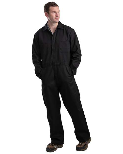 Berne Apparel Twill Unlined Coverall - C252 Black_40