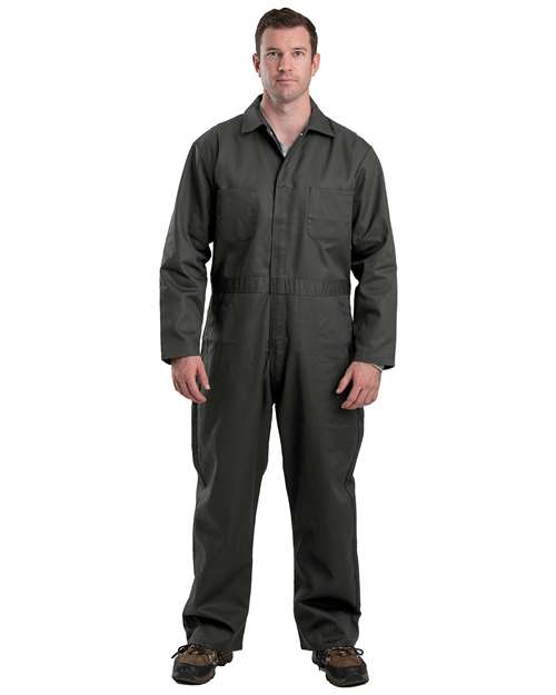 Berne Apparel Twill Unlined Coverall - C252 Charcoal_40