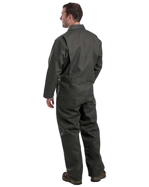 Berne Apparel Twill Unlined Coverall - C252 Charcoal_40