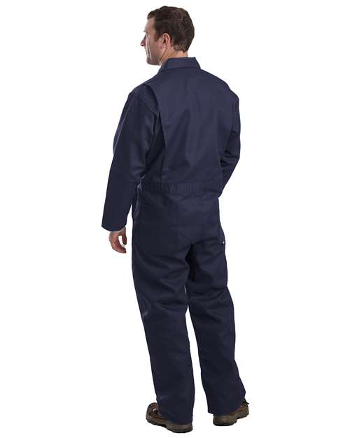 Berne Apparel Twill Unlined Coverall - C252 Navy_50