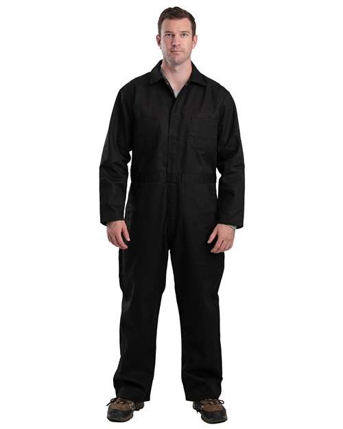 Berne Apparel Twill Unlined Coverall - C252 Black_52