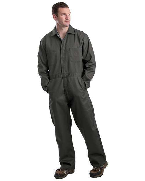 Berne Apparel Twill Unlined Coverall - C252 Charcoal_38