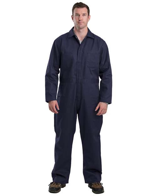 Berne Apparel Twill Unlined Coverall - C252 Navy_44
