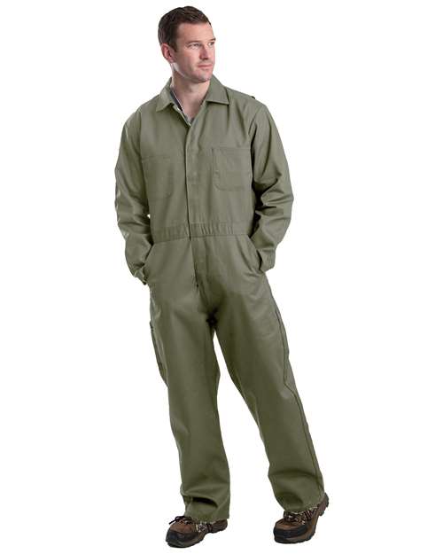 Berne Apparel Twill Unlined Coverall - C252 Sage_52