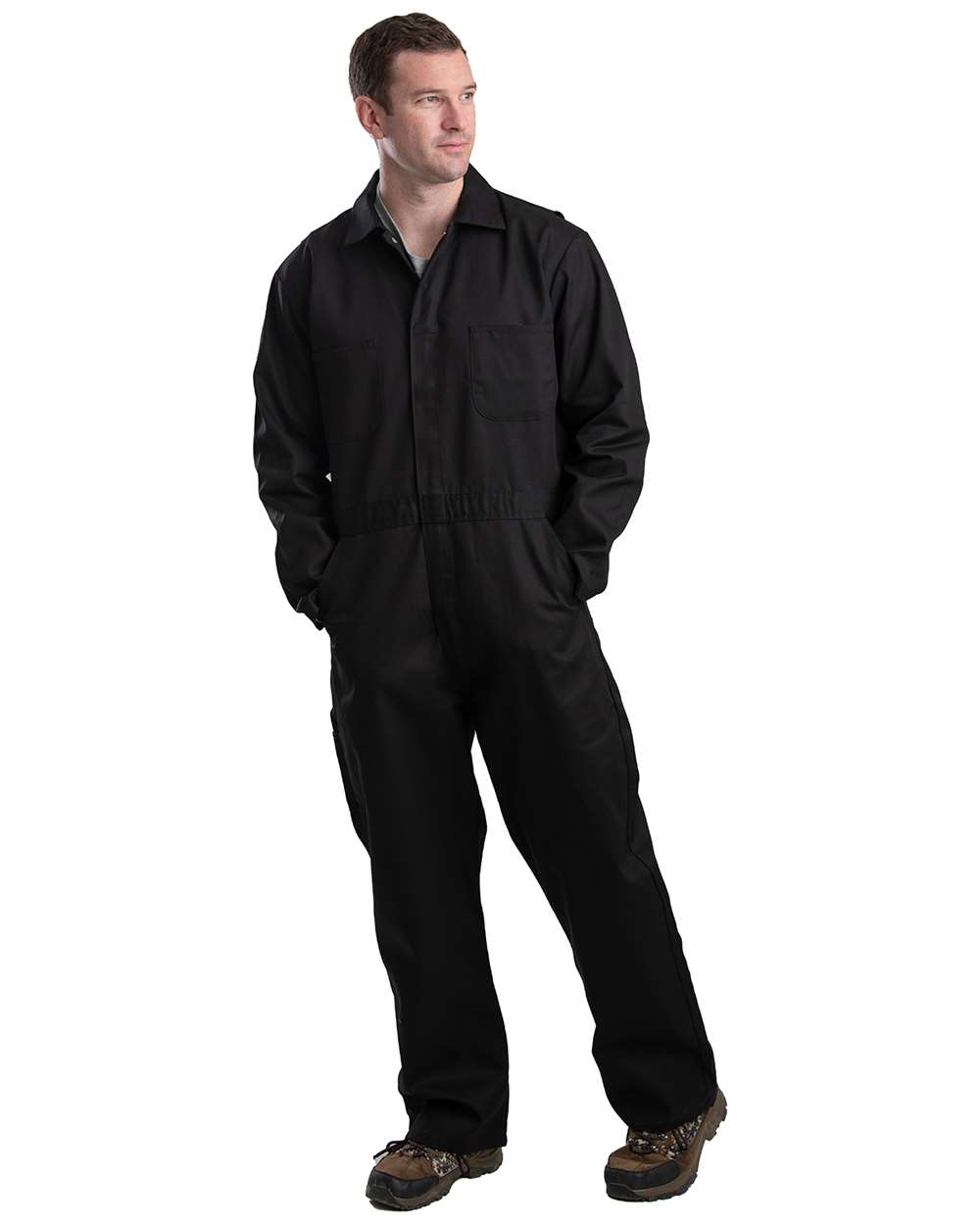 Berne Apparel Twill Unlined Coverall - C252 Black_38
