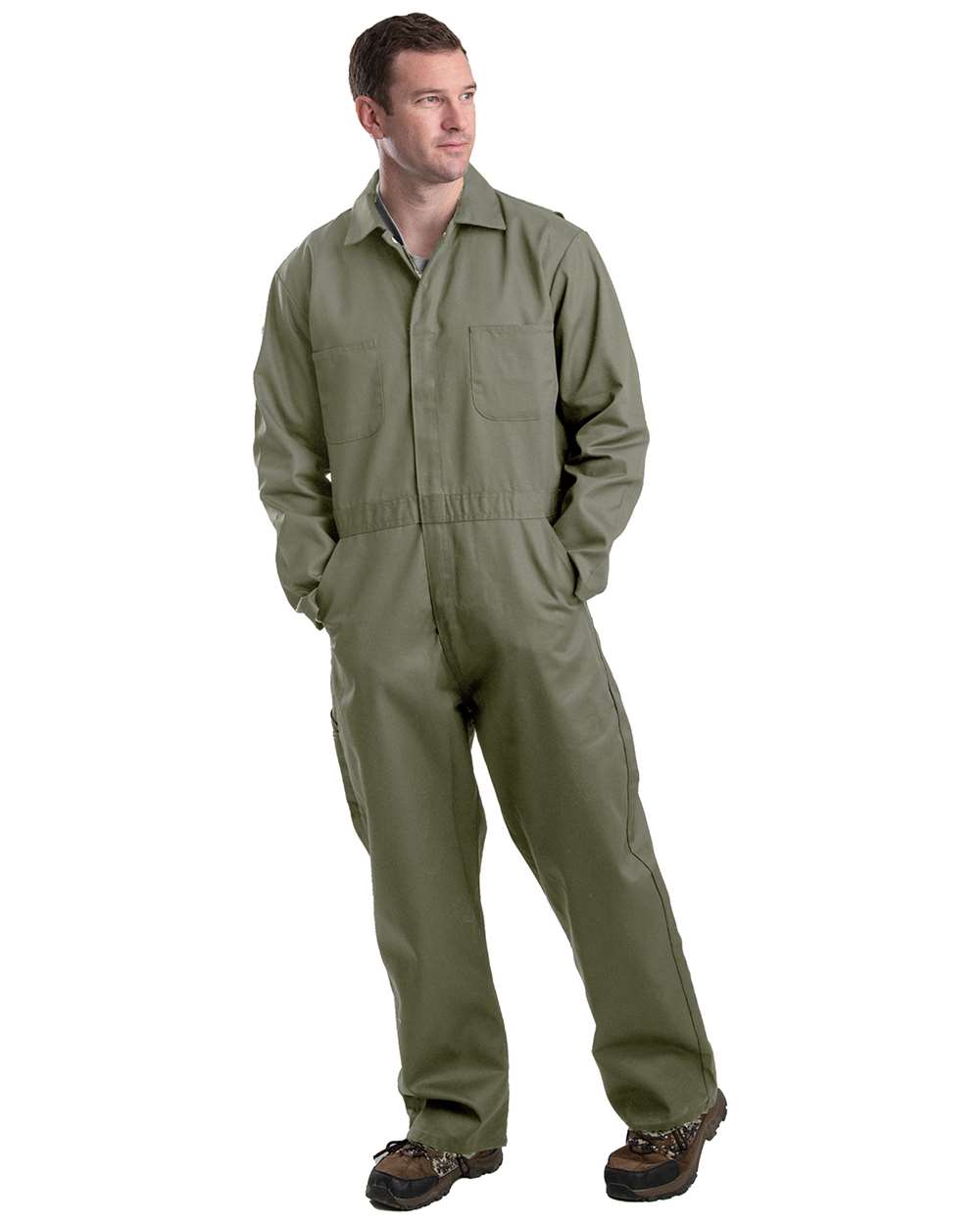 Berne Apparel Twill Unlined Coverall - C252 Sage_54