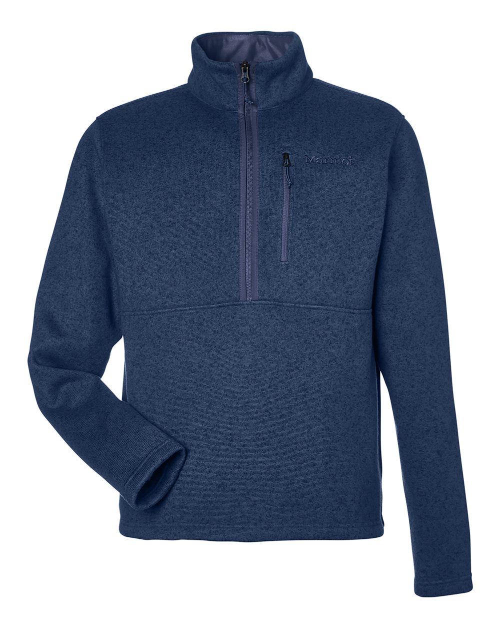 Marmot Men's Drop Line Half-Zip Jacket - M16221 Arctic Navy Heather