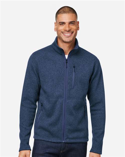 Marmot Men's Drop Line Fleece Jacket - M16223 Arctic Navy Heather
