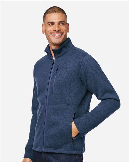 Marmot Men's Drop Line Fleece Jacket - M16223 Arctic Navy Heather