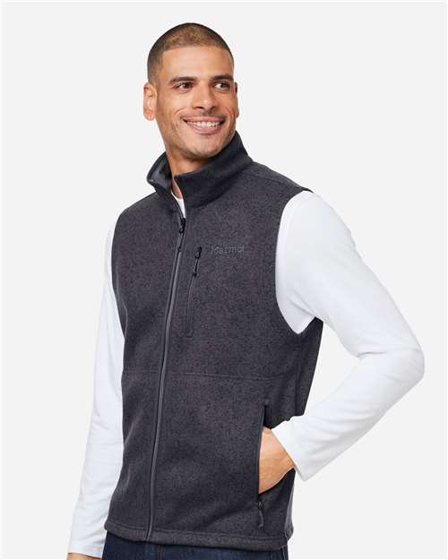 Marmot Men's Drop Line Vest - M16224 Black Heather