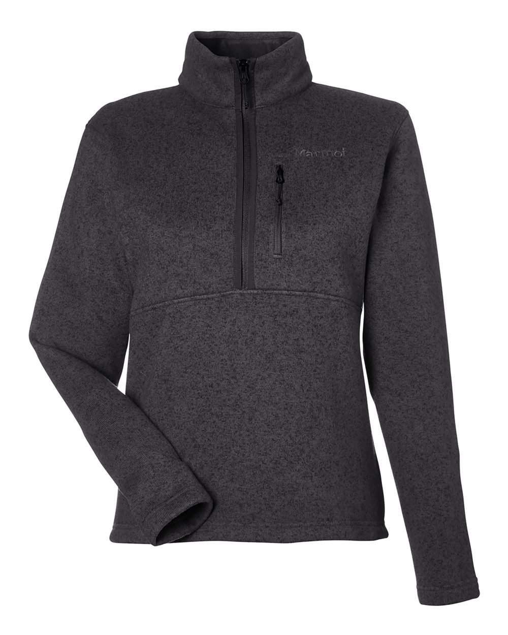 Marmot Women's Drop Line Half-Zip Jacket - M16248 Black Heather