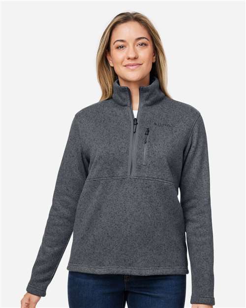 Marmot Women's Drop Line Half-Zip Jacket - M16248 Steel Onyx Heather