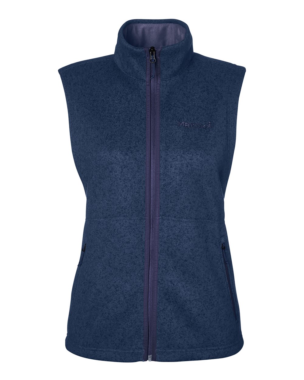 Marmot Women's Drop Line Fleece Vest - M16251 Arctic Navy Heather