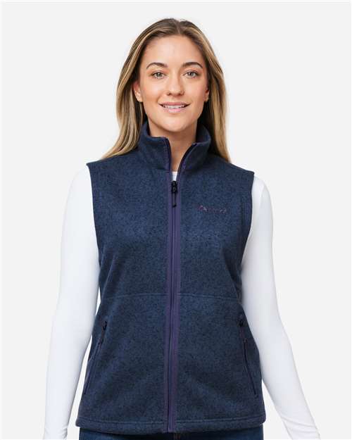 Marmot Women's Drop Line Fleece Vest - M16251 Arctic Navy Heather