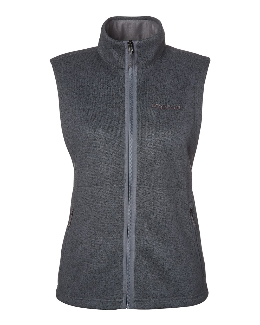 Marmot Women's Drop Line Fleece Vest - M16251 Steel Onyx Heather