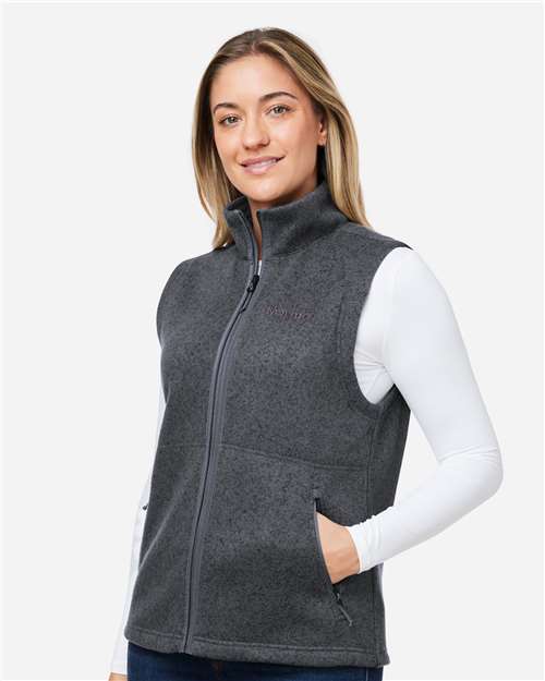 Marmot Women's Drop Line Fleece Vest - M16251 Steel Onyx Heather