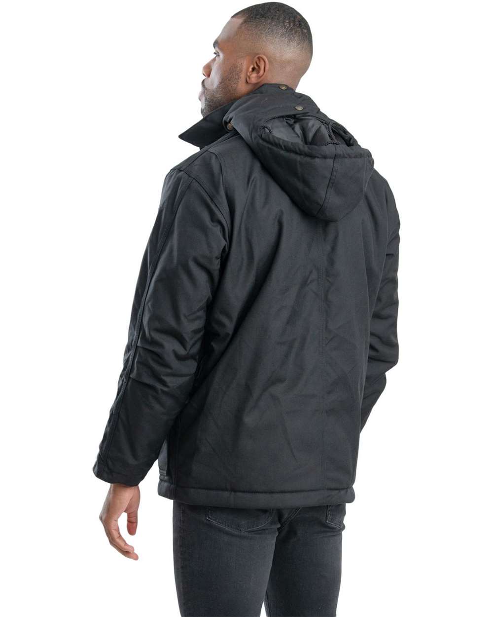 Berne Apparel Men's Icecap Insulated Chore Coat - NCH377 Black