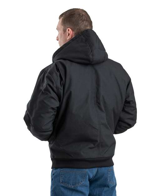Berne Apparel Men's Icecap Insulated Hooded Jacket - NJ51 Black