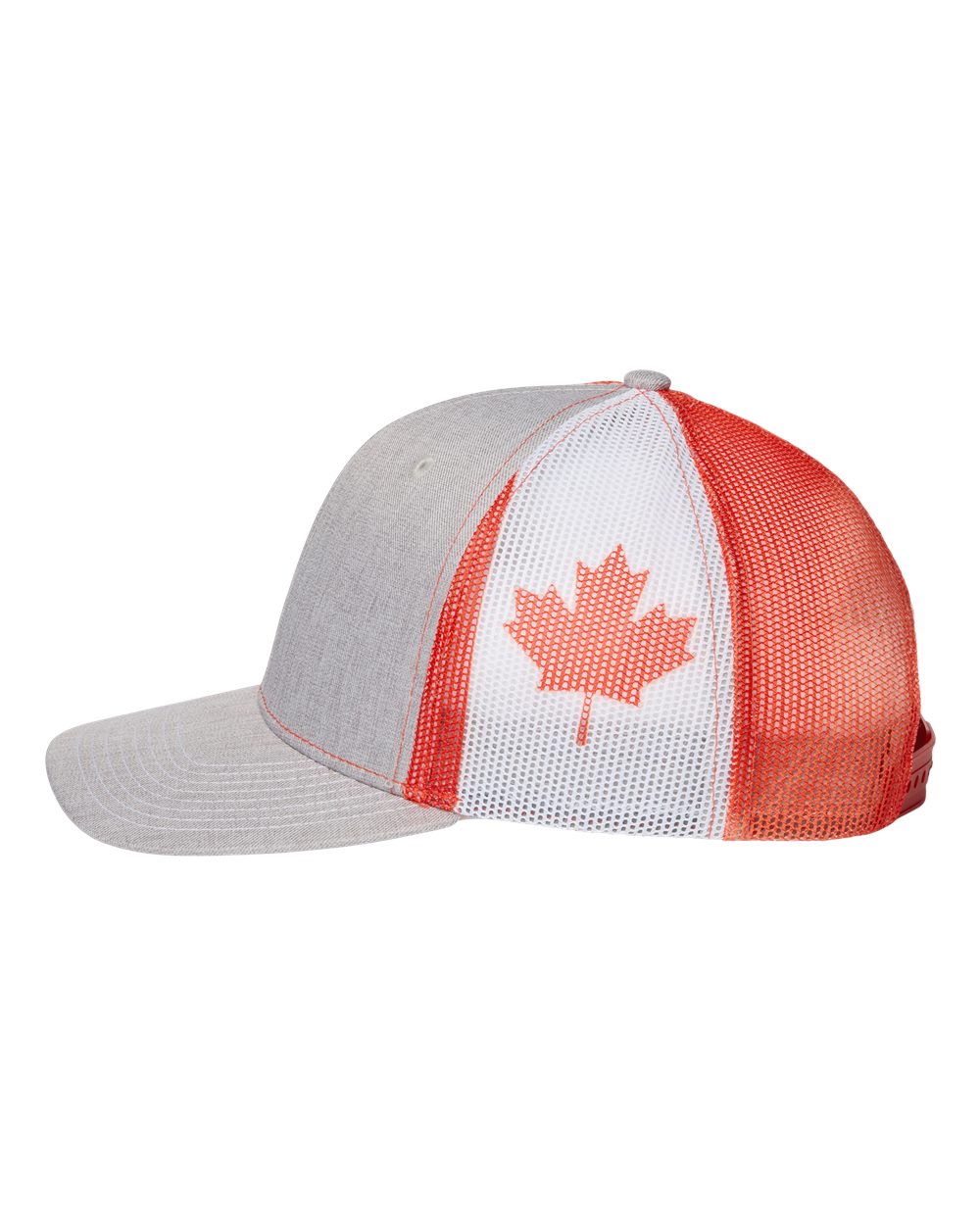 Kati Printed Mesh Trucker Cap - S700M Heather Grey- Canada Flag