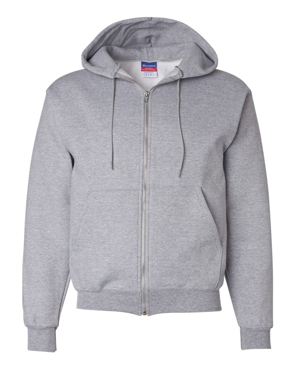 Champion Unisex Powerblend® Full-Zip Hooded Sweatshirt - S800 Light Steel