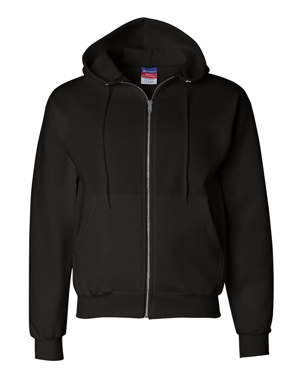 Champion Unisex Powerblend® Full-Zip Hooded Sweatshirt - S800 Black