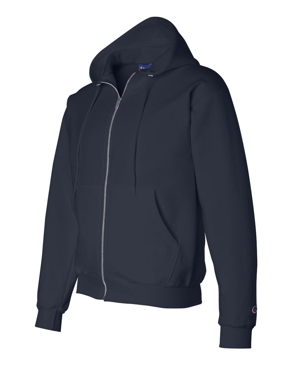 Champion Unisex Powerblend® Full-Zip Hooded Sweatshirt - S800 Navy