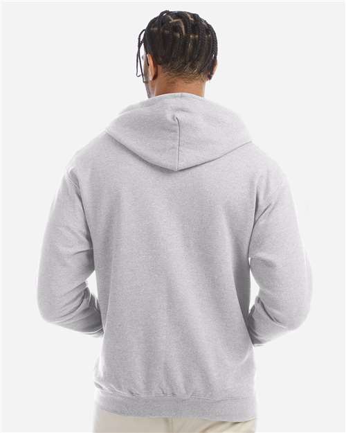 Champion Unisex Powerblend® Full-Zip Hooded Sweatshirt - S800 Silver Grey