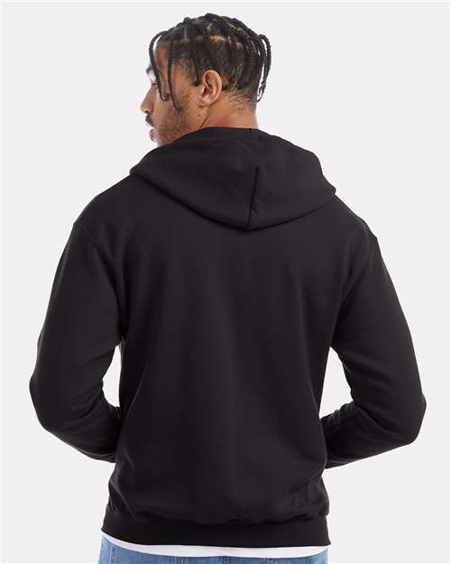 Champion Unisex Powerblend® Full-Zip Hooded Sweatshirt - S800 Black
