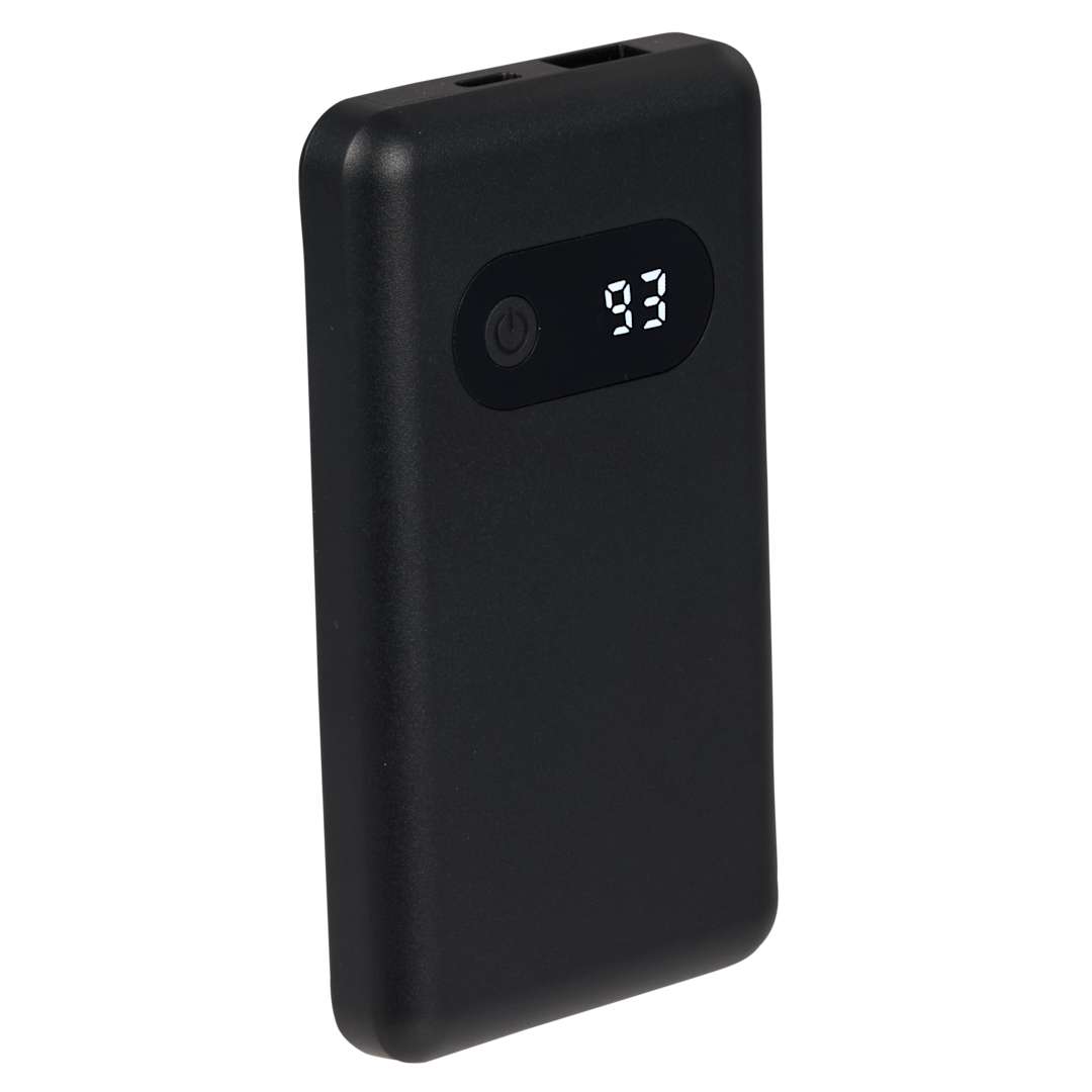 Find My 5000 mAh 18W PD Power Bank/Digital Display - 7122-20 Black