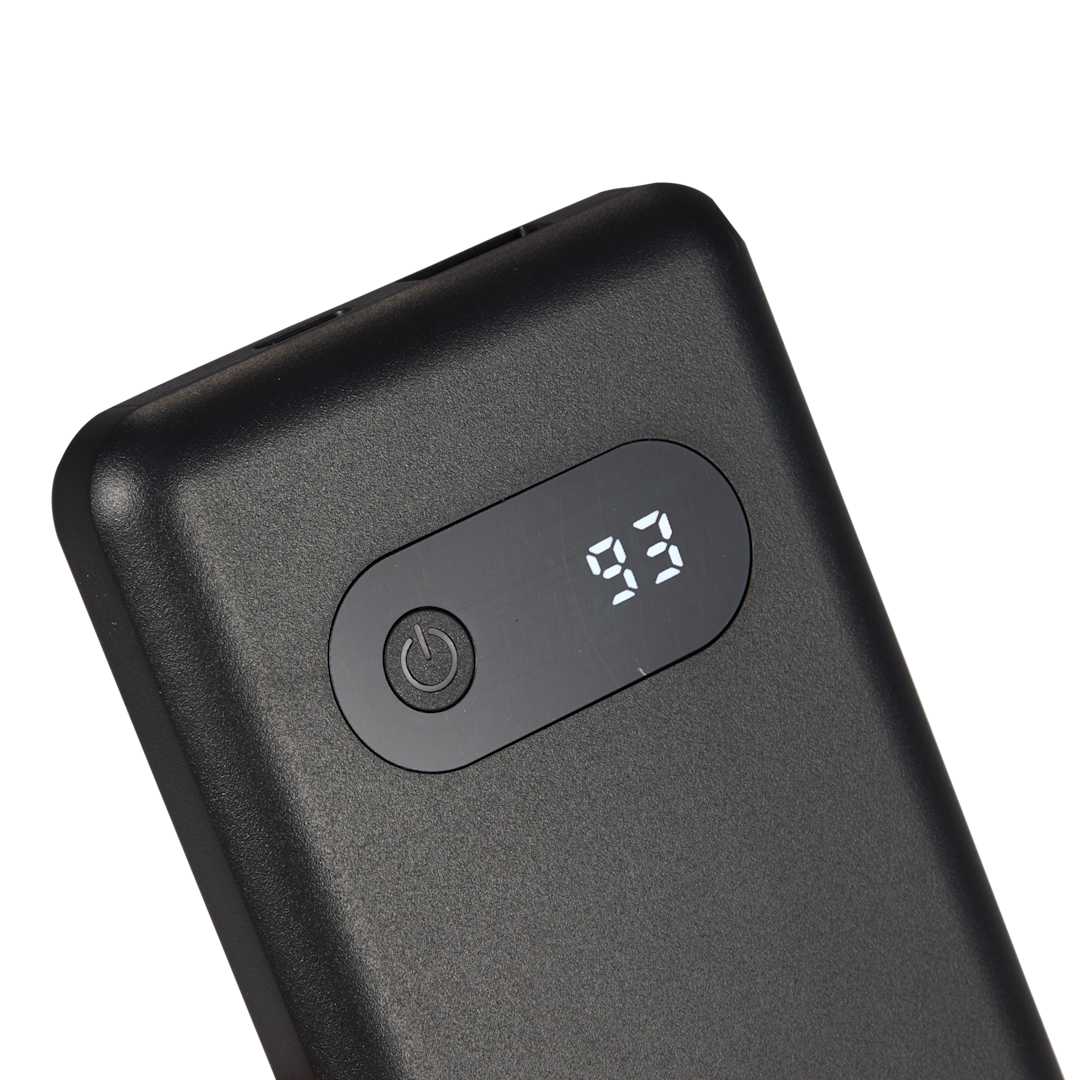 Find My 5000 mAh 18W PD Power Bank/Digital Display - 7122-20 Black
