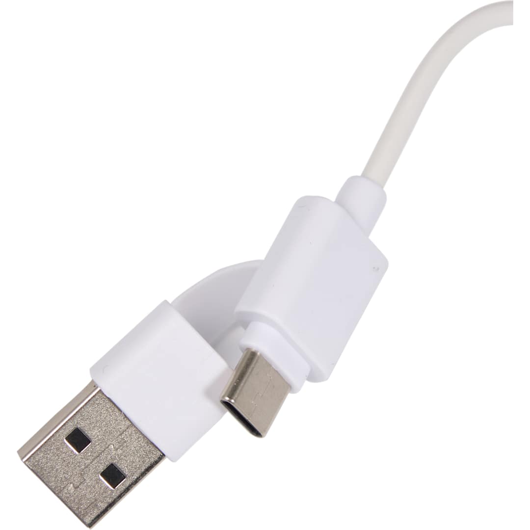 Allcord 5-in-1 Charging Cable with iWatch Charger - 7143-79 White