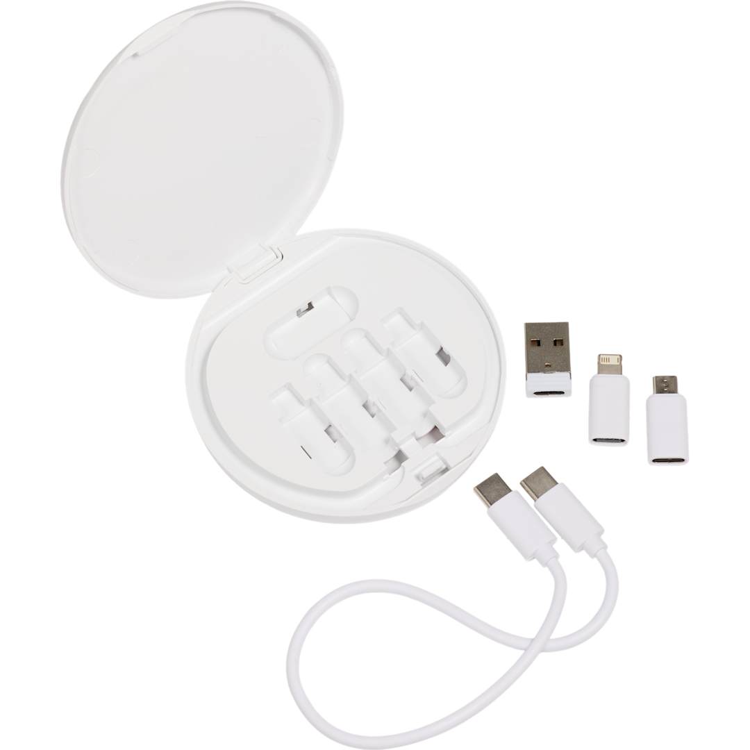 Pad Pal 15W Wireless Charging Pad and 65W Cable Ki - 7143-80 White
