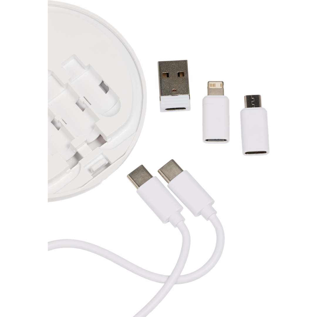 Pad Pal 15W Wireless Charging Pad and 65W Cable Ki - 7143-80 White