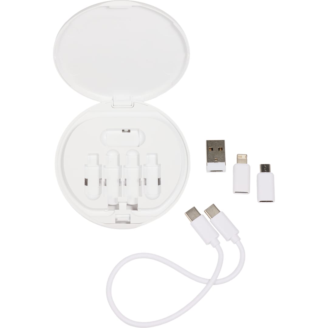 Pad Pal 15W Wireless Charging Pad and 65W Cable Ki - 7143-80 White