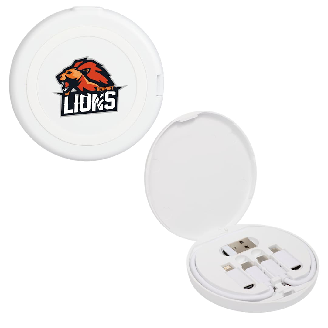 Pad Pal 15W Wireless Charging Pad and 65W Cable Ki - 7143-80 White