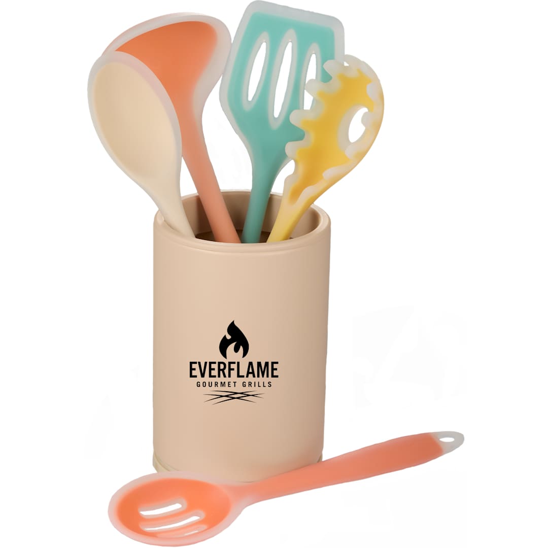 Silicone Cooking Utensil Set - 7773-10 Multi